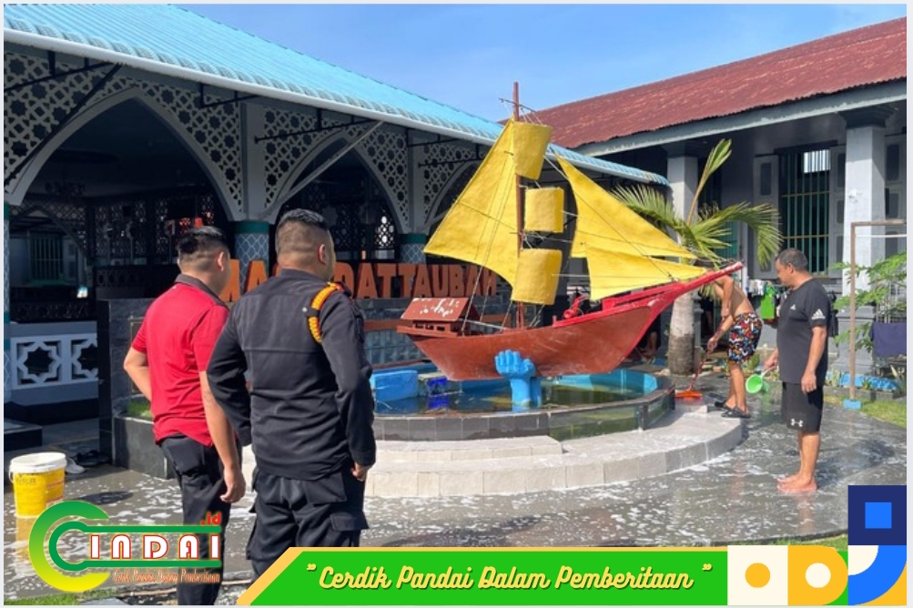 WBP Rutan Kelas I Tanjungpinang Laksanakan Giat Bersih-bersih