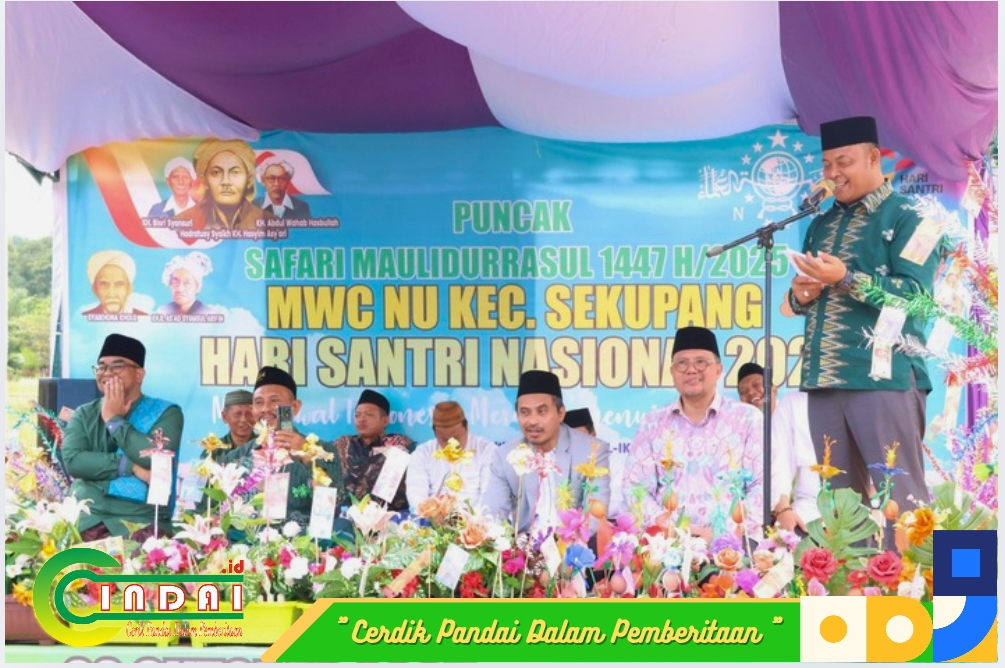 Ketua DPRD Kepri Hadiri Puncak Safari Maulidurrasul dan Hari Santri Nasional 2025 MWC NU Sekupang