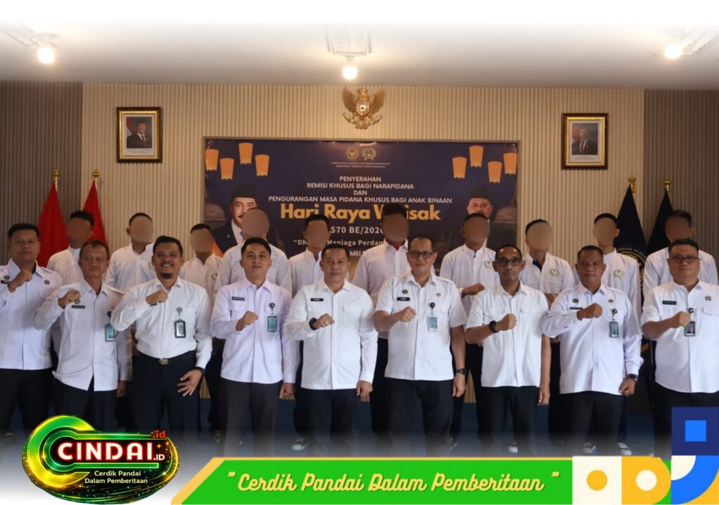 Hari Raya Waisak 2026, 19 WBP Lapas Narkotika Tanjungpinang Terima Remisi Khusus