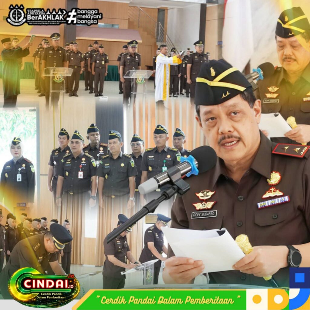 Kajati Kepri Lantik Kabag TU dan Koordinator Baru, Perkuat Tata Kelola dan Pengawasan