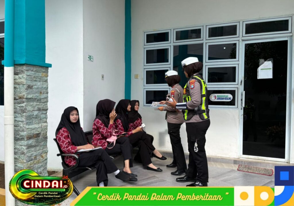 Satlantas Polresta Tanjungpinang Edukasi Tertib Lalu Lintas Ke Mahasiswa Poltekkes