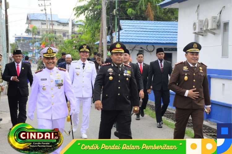 Danlanal Tarempa Hadiri Hut ke-81 Kemerdekaan RI, Kobarkan Semangat “Indonesia Berdaulat, Adil dan Makmur”