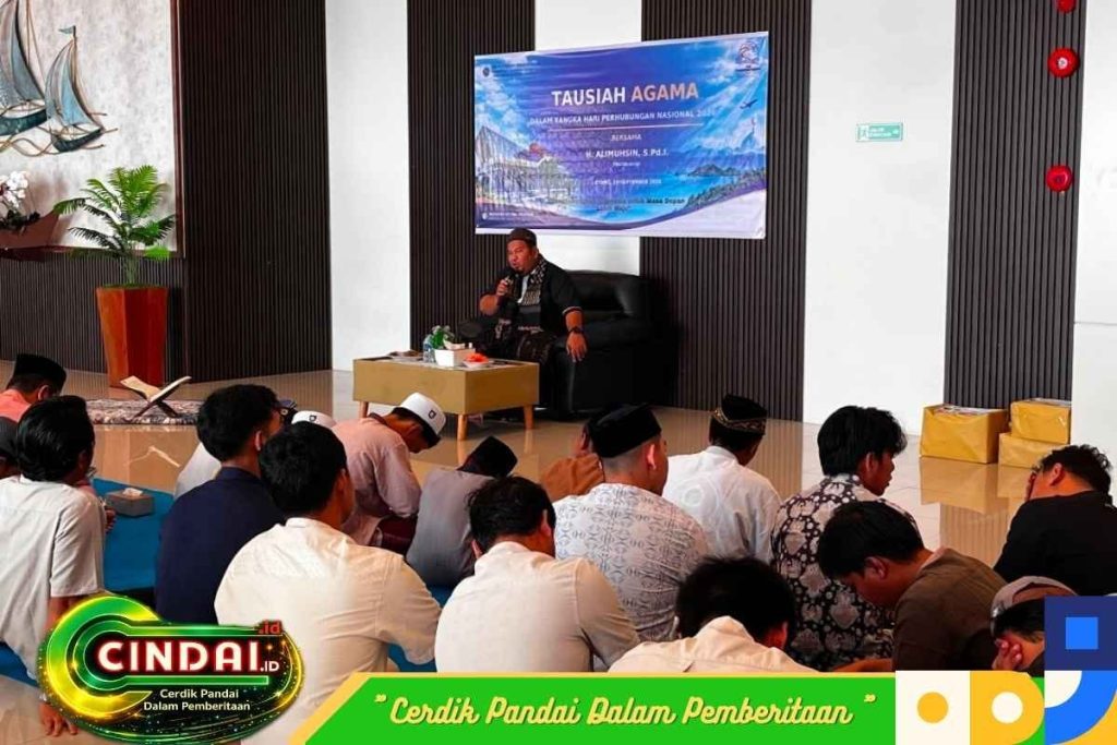 Harhubnas 2026 di Bandara Letung Diwarnai Tausyiah dan Doa Bersama