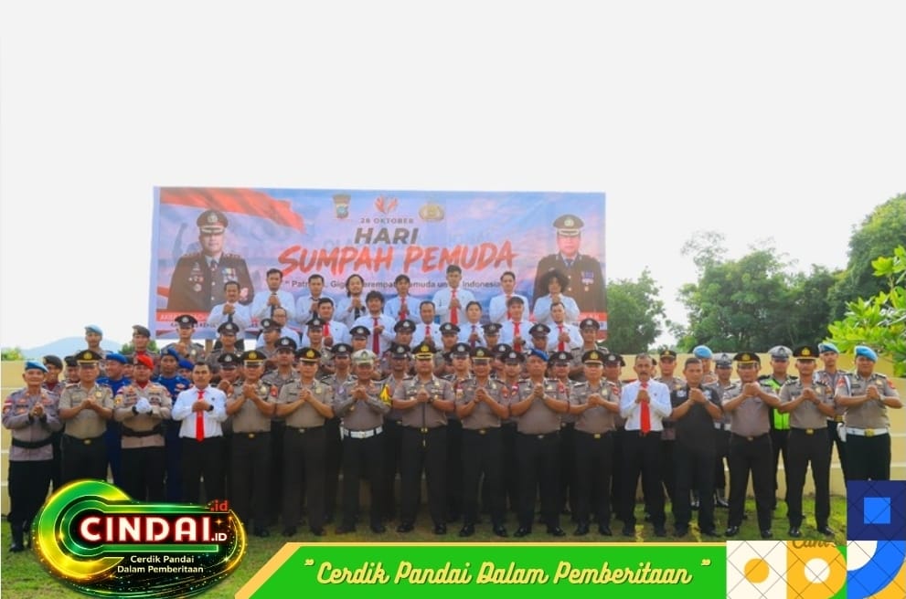 Kapolres Anambas Pimpin Upacara Sumpah Pemuda ke-98, Tekankan Semangat Pengabdian dan Kepedulian